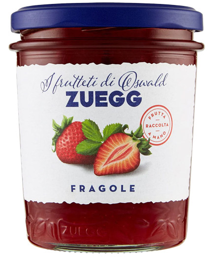 Zuegg Confettura alle Fragole gr.320 Vaso Vetro