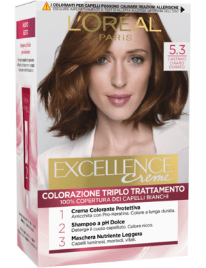 L'Oreal Excellence Castano Chiaro Dorato 5.3