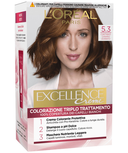 L'Oreal Excellence Castano Chiaro Dorato 5.3