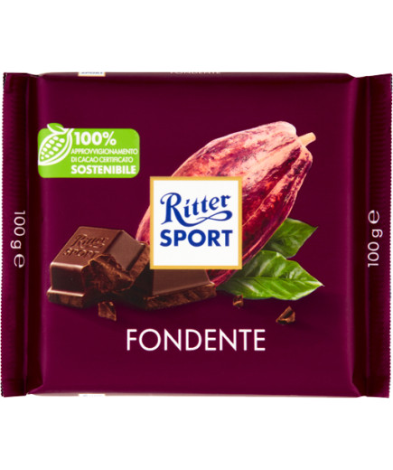 Ritter Fondente 50% Cacao gr. 100