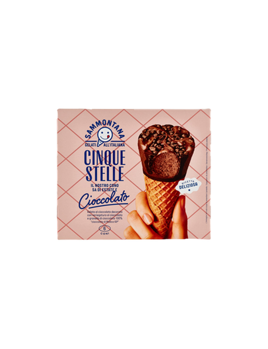 SAMMONTANA CONO 5 STELLE CIOCCOLATO DI MODICA G.360