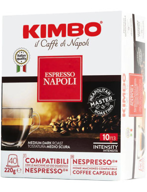 KIMBO ESPRESSO NAPOLI 40 CPS -COMPAT. NESPRESSO-