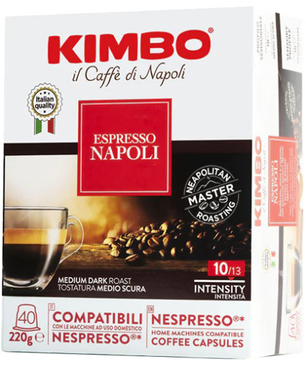 KIMBO ESPRESSO NAPOLI 40 CPS -COMPAT. NESPRESSO-