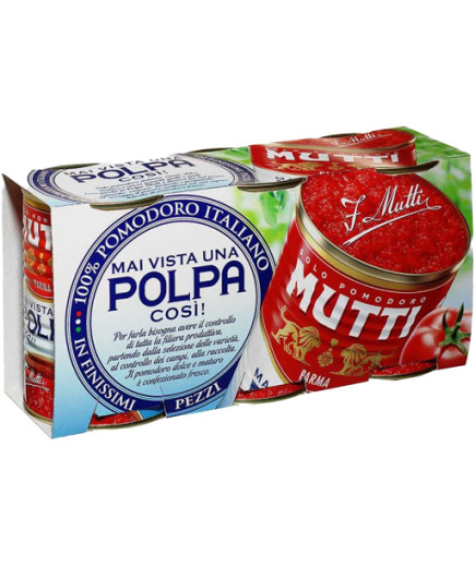 Mutti Polpa gr.400X3