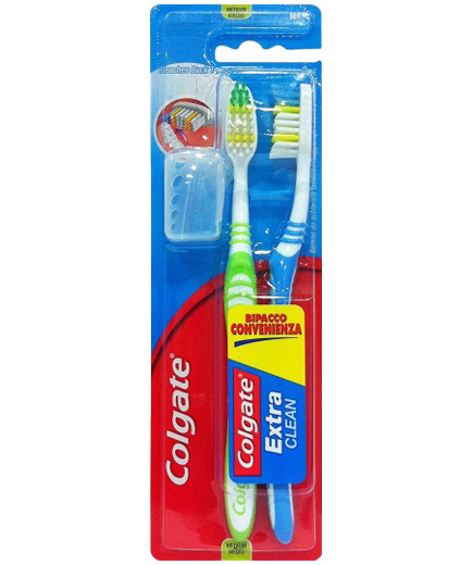 Colgate Spazzolino Extra Clean X2