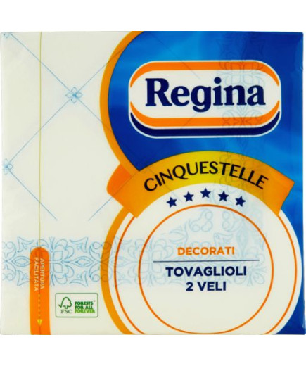 Regina Tovaglioli 5 Stelle 2Veli 38X38 pz.43