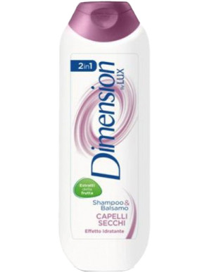 Dimension By Lux Shampoo 2 IN 1 ml.250 Capelli Secchi