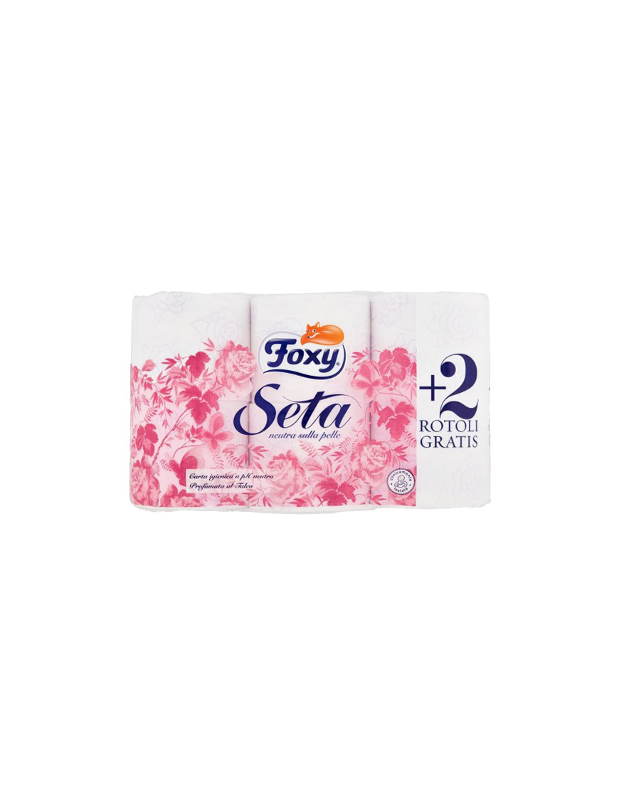 Foxy Seta Carta Igienica 4+2 Rotoli Maxi 2 Veli