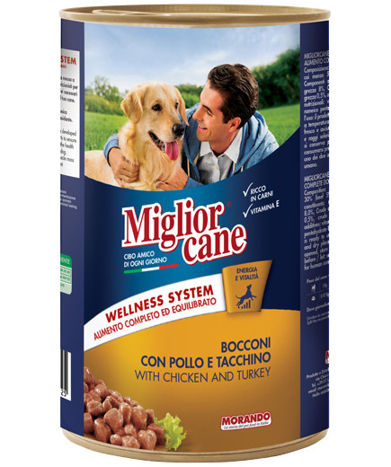 Morando Miglior Cane kg.1,25 Bocconi Pollo E Tacchino