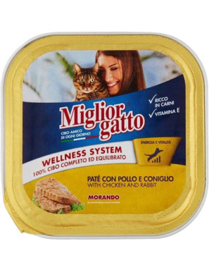 Morando Miglior Gatto Pollo E Coniglio gr.100