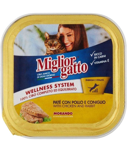 Morando Miglior Gatto Pollo E Coniglio gr.100