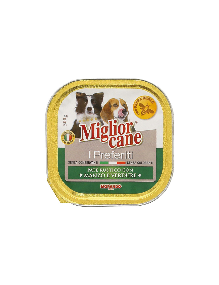 Morando Miglior Cane I Preferiti gr.300 Manzo Verdure