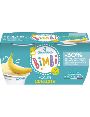 Granarolo Alta Qualità Yogurt Crescita Banana gr.100X2