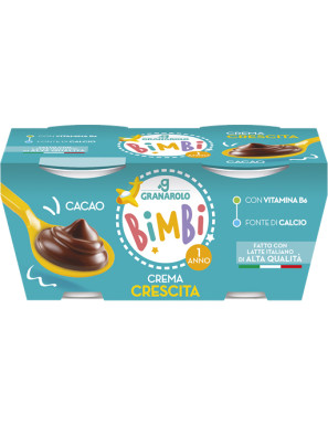 Granarolo Alta Qualità Crema Crescita Cacao gr.100X2