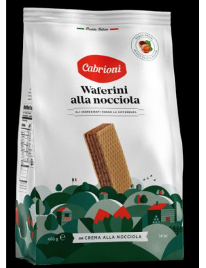 CABRIONI WAFER G.400 NOCCIOLA  SACCH.