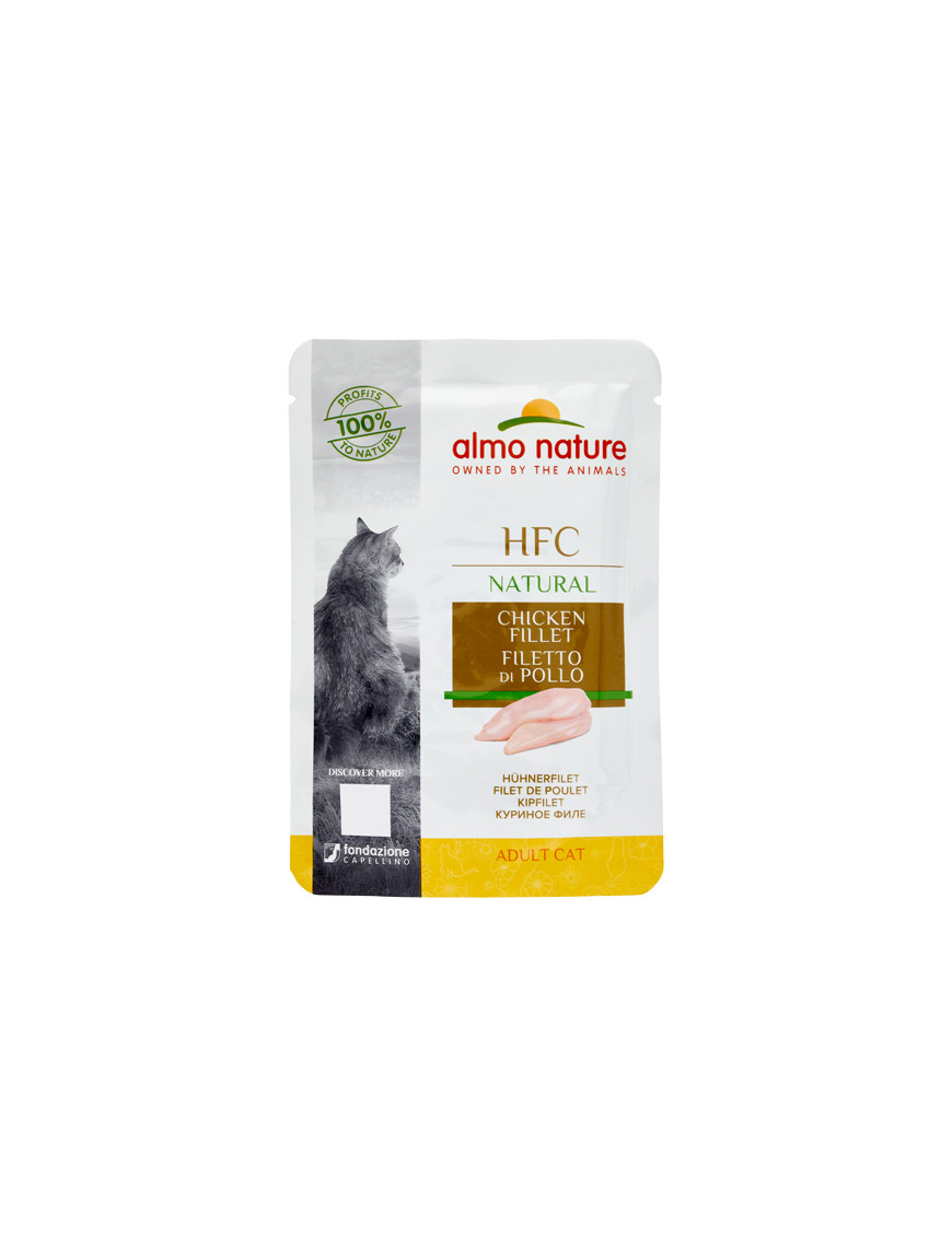 ALMO NATURE GATTO CLASSIC G.55 FILETTO DI POLLO BS  UMIDO