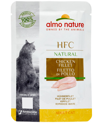 ALMO NATURE GATTO CLASSIC G.55 FILETTO DI POLLO BS  UMIDO