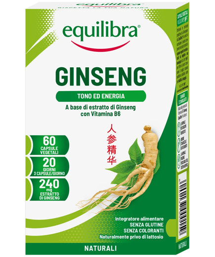 Equilibra Ginseng Vegicaps 60 Perle gr.19,2