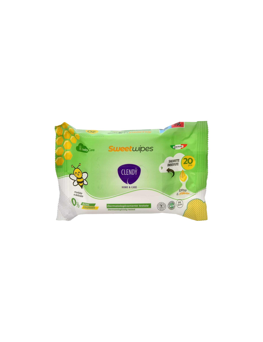 Clendy Salviette Imbevute Baby Clean 20pz