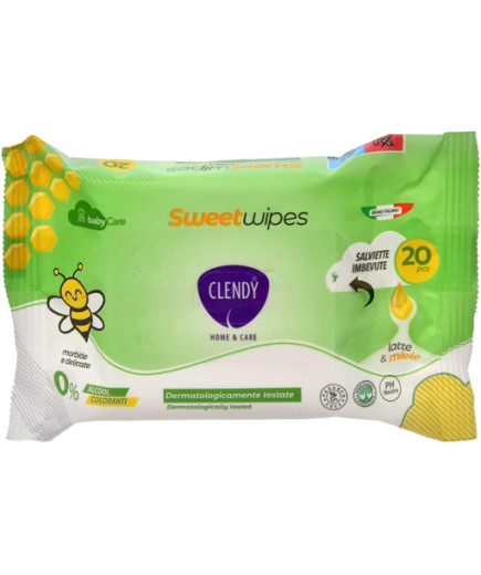 Clendy Salviette Imbevute Baby Clean 20pz