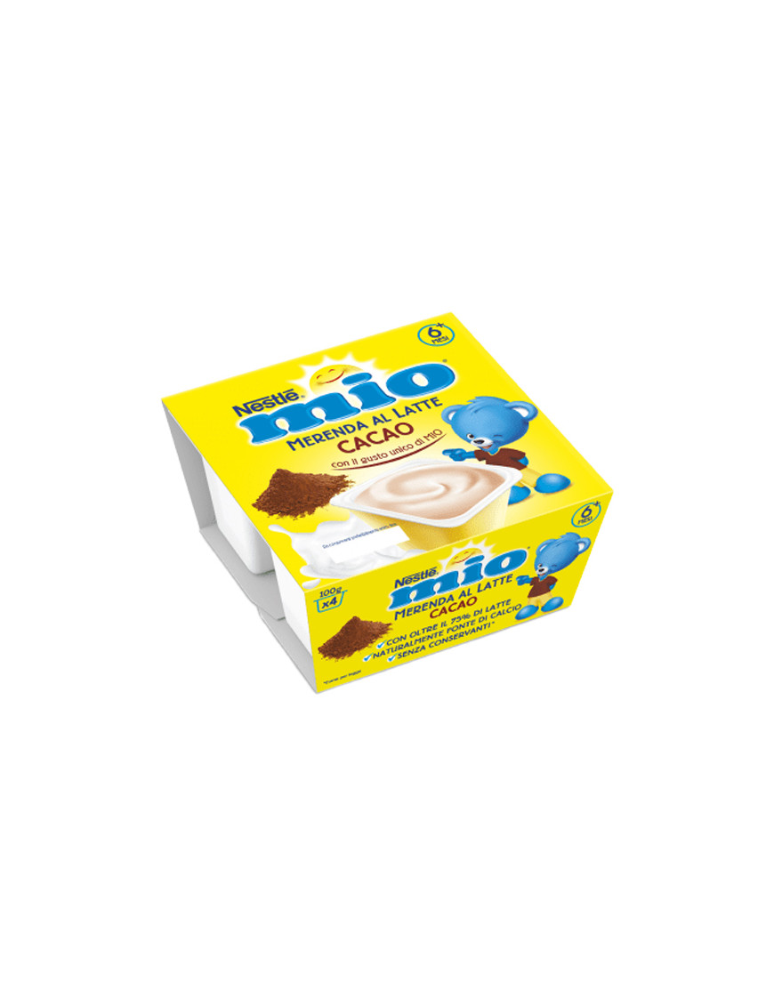 Nestle' Mio Merenda Latte Cacao gr.100X4