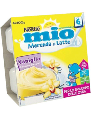 Nestle' Mio Merenda gr.100X4 Latte Vaniglia