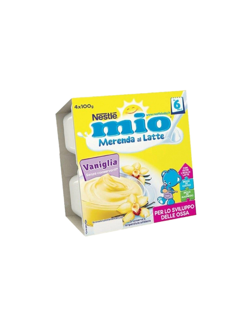 Nestle' Mio Merenda gr.100X4 Latte Vaniglia