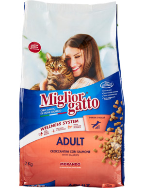 Morando Miglior Gatto Crocchette Salmone E Aringhe kg.2