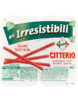 "Citterio Bastoncini Di Salame ""Gli Irresistibili"" gr.60"