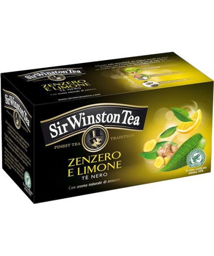 Sir Winston Te' Nero Zenzero E Limone 20 filtri