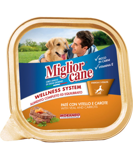 Morando Migliorcane Vitello E Carote Pate' gr.300