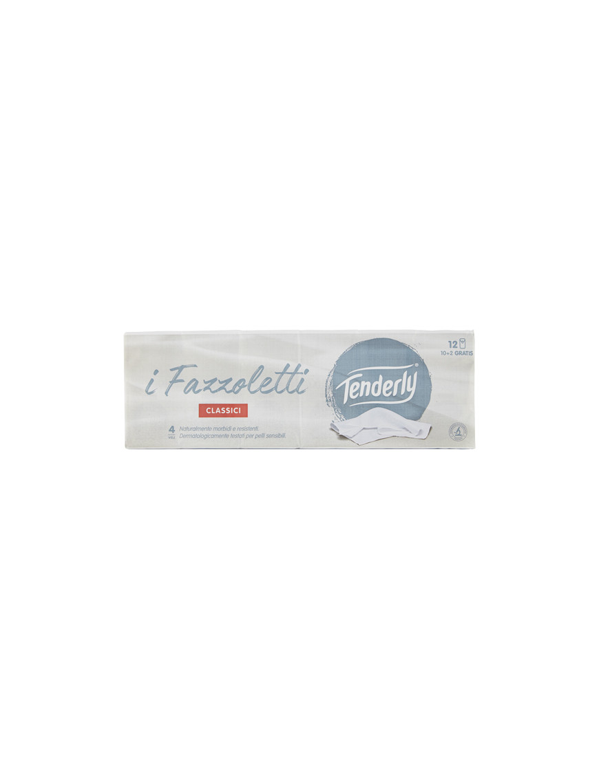 Tenderly Fazzoletti Classici 4 Veli X12 pz.