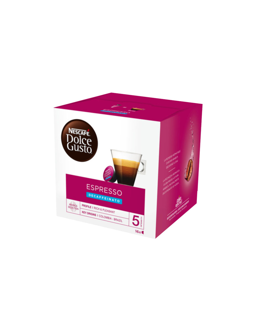 Nescafe' Dolce Gusto Espresso Decaffeinato 16 Cps