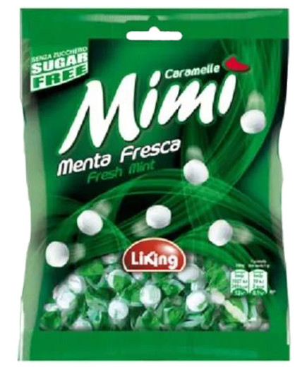 Liking Caram Senza Zucchero Menta Fresca gr.50