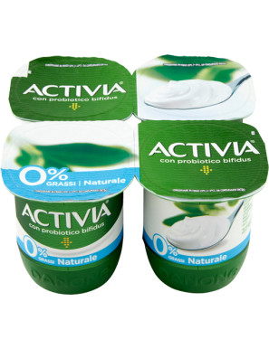 Danone Activia Zero Bianco gr.125x4