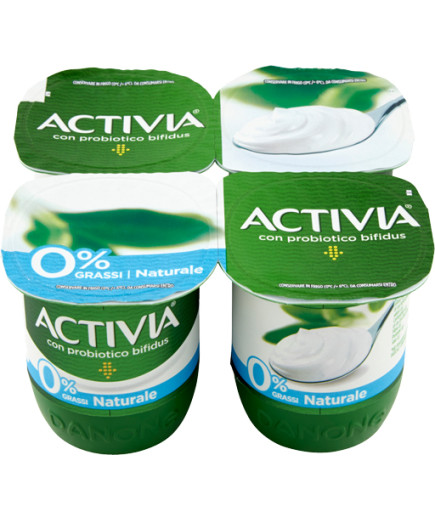 Danone Activia Zero Bianco gr.125x4