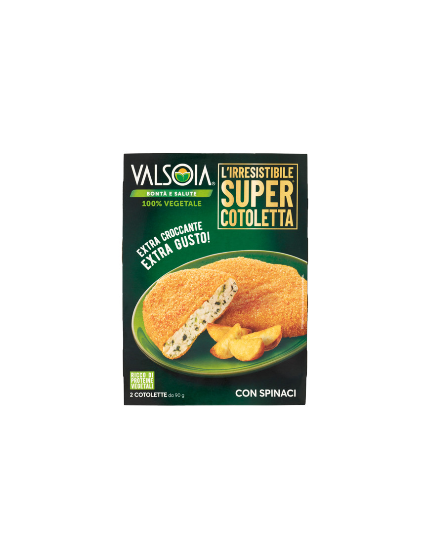 Valsoia Cotoletta Vegetale Con Spinaci gr.90X2