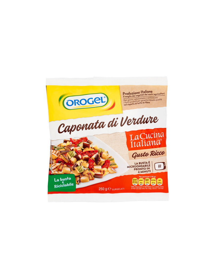 Orogel Caponata Di Verdure Gusto Ricco Surgelata gr.250