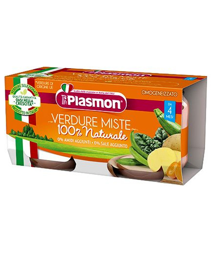 PLASMON OMO VERD/MISTE G.80X2                              