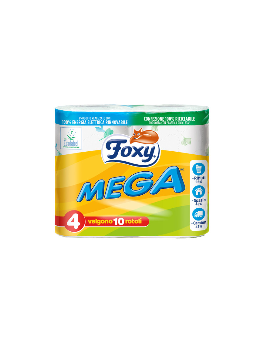 Foxy Carta Igienica Mega 2 Veli X4