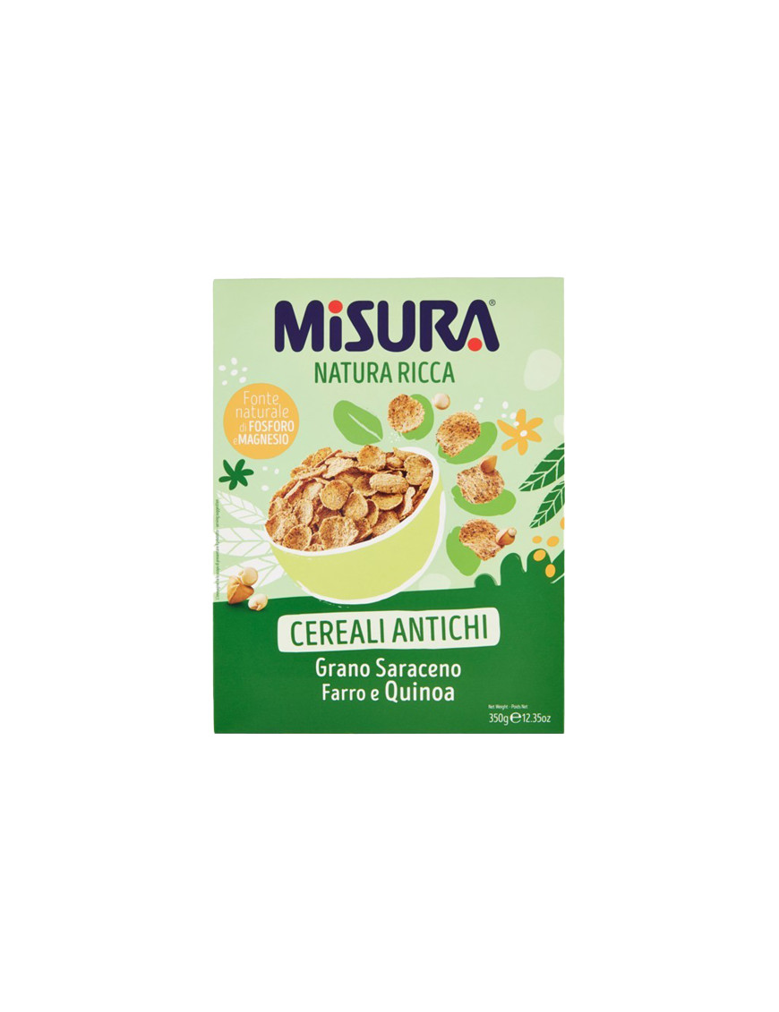 Misura Cereali Quinoa Farro Egrano Saraceno gr.350