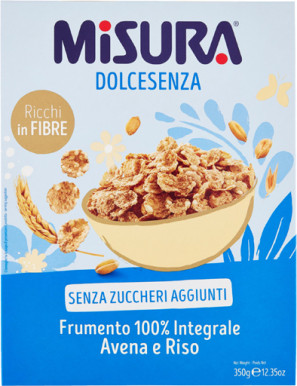 Misura Fiocchi Integrali Risoe Avena Senza Zucchero gr.350