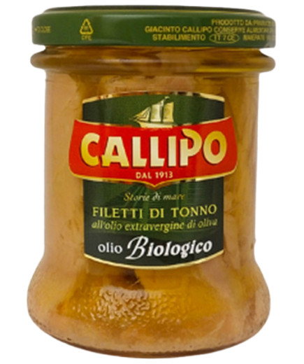Callipo Filetti Di Tonno All'Olio Di Oliva BIO gr.171