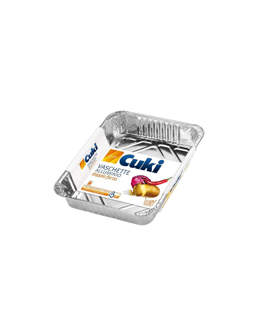 Cuki Vaschetta Alluminio Lasagna  4Prz X4Pz