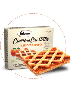 FALCONE CROSTATA G.60X4 ALBICOCCA E PESCA