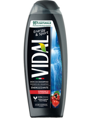 Vidal Doccia Schiuma Energy&Sport Menta&Lime ml.250