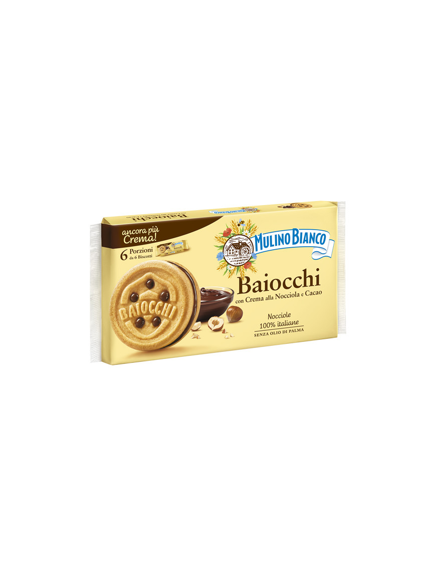 BARILLA BAIOCCHI SNACK NOCCIOLA G.336 P   (FAMIGLIA)