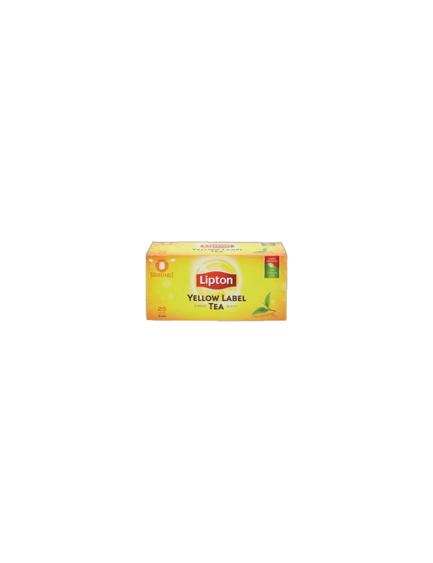 Lipton Tea Yellow Label 25 filtri Squeezable