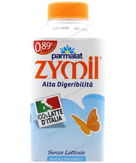 Parmalat Zymil Latte Fresco Parzialmente Scremato Microfiltrato ml.500