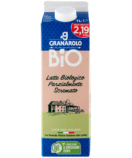 Granarolo Latte Fresco Bio Parzialmente Scremato lt.1